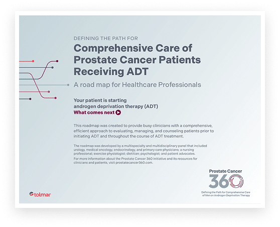 Prostate Cancer 360 Healthcare Provider Comprehensive Care Roadmap
